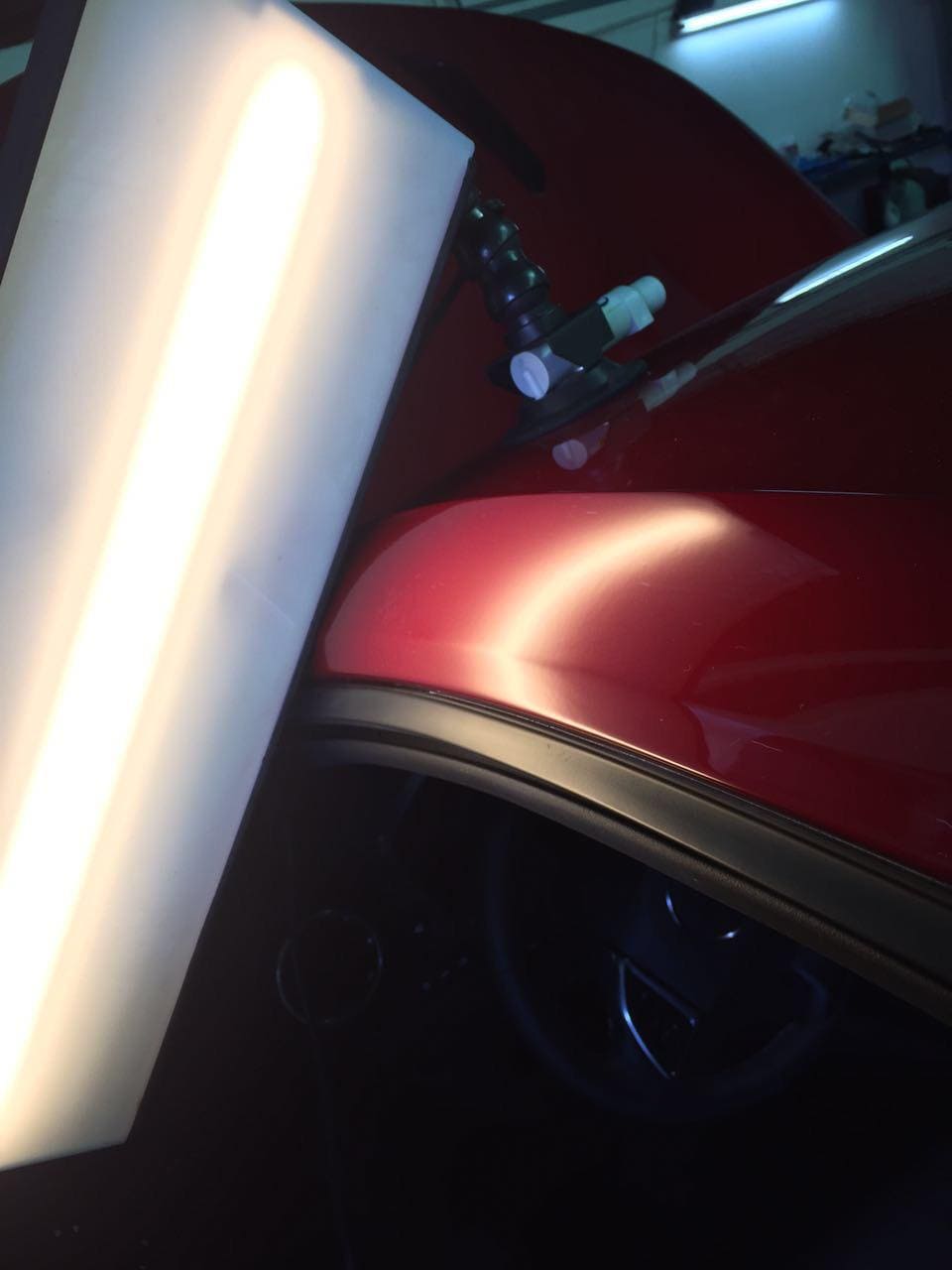 Trabajo de sacabollos puerta 8